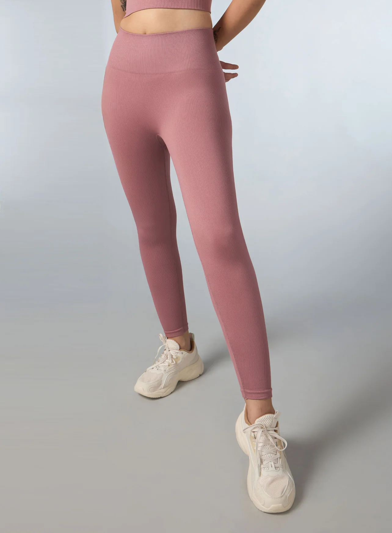 Women's Pink Versatile Seamless Tights