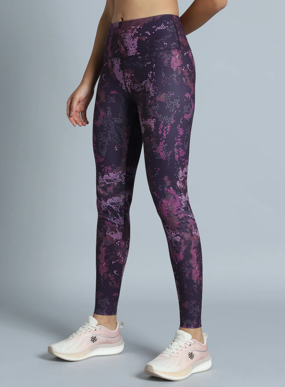 Women's Plum Printed Train All Day COMFlex Tights