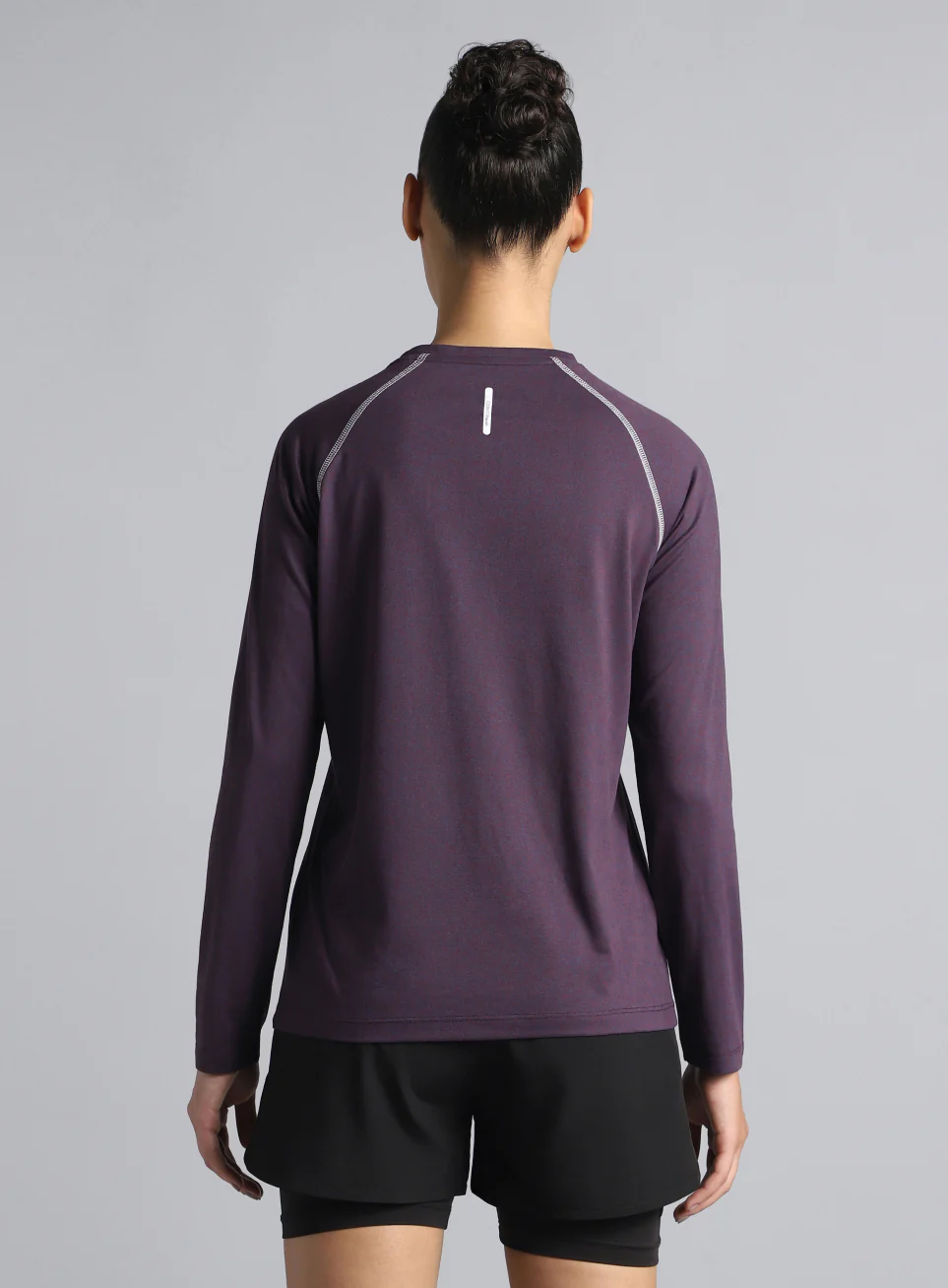 Women's Purple Active Day COMFORtech Full Sleeve T-Shirt - Image 6