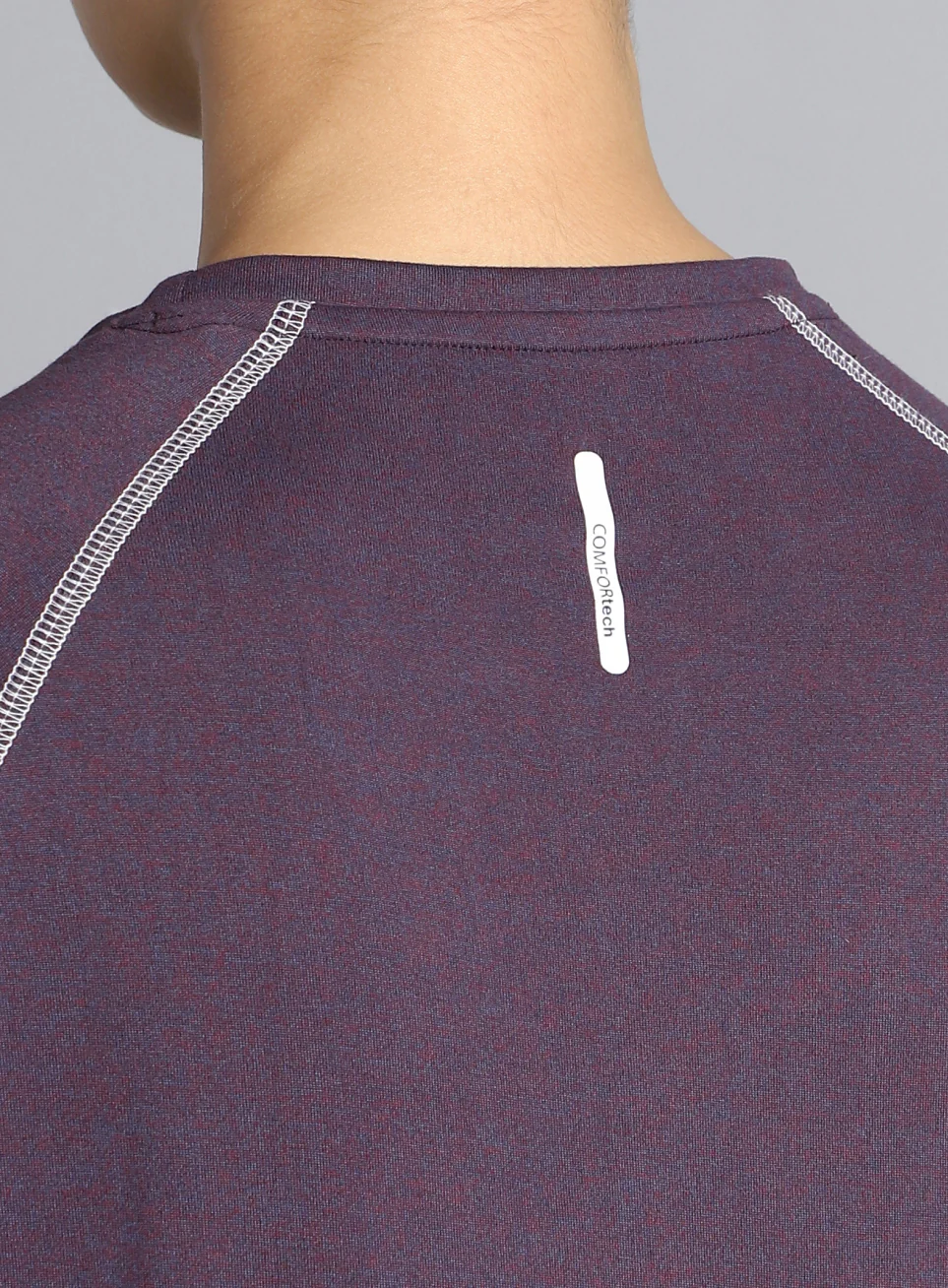 Women's Purple Active Day COMFORtech Full Sleeve T-Shirt - Image 8