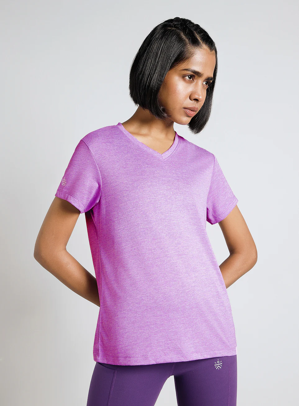 Women's Purple Cult Ulitmate Training COMFORtech™ V-Neck T-shirt