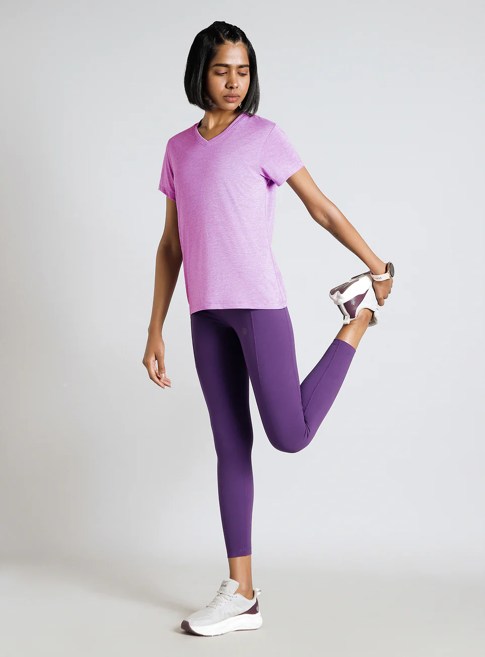 Women's Purple Cult Ulitmate Training COMFORtech™ V-Neck T-shirt - Image 2