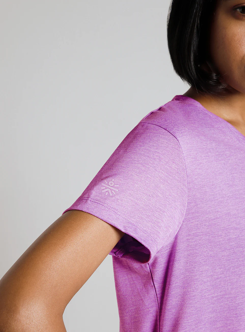 Women's Purple Cult Ulitmate Training COMFORtech™ V-Neck T-shirt - Image 7