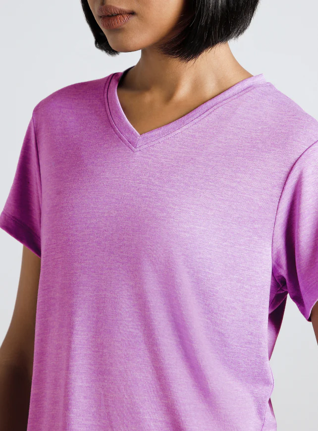 Women's Purple Cult Ulitmate Training COMFORtech™ V-Neck T-shirt - Image 9