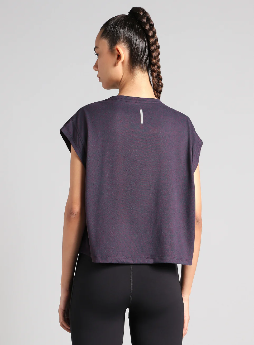 Women's Purple Muscle Flex COMFORtech T-shirt - Image 6