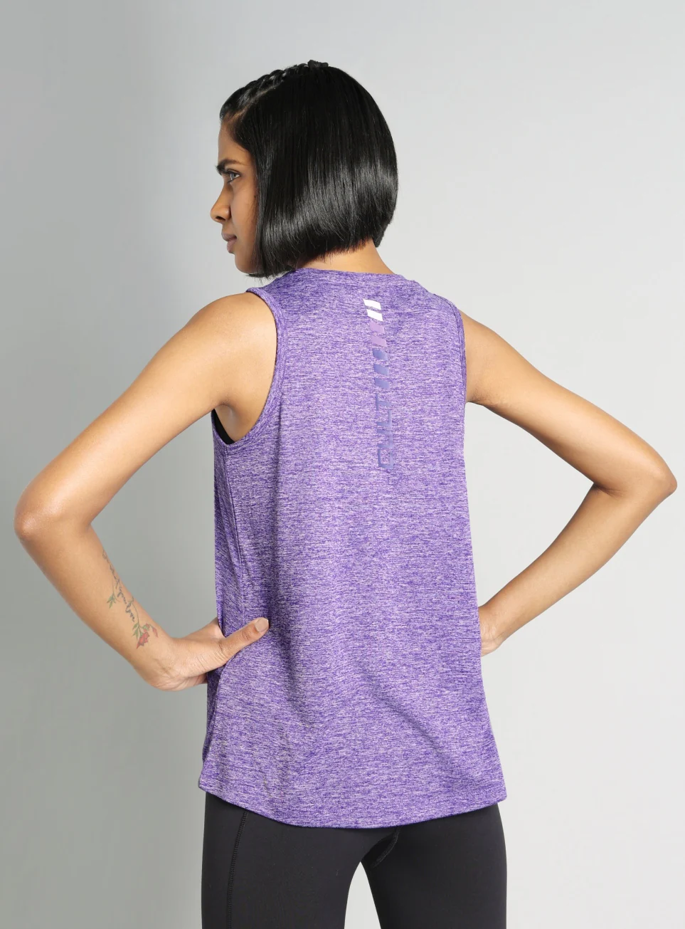 Women's Purple Muscle Up Comfortech Tank