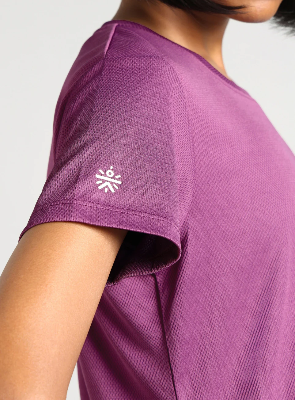 Women's Purple Performance T-shirt - Image 8