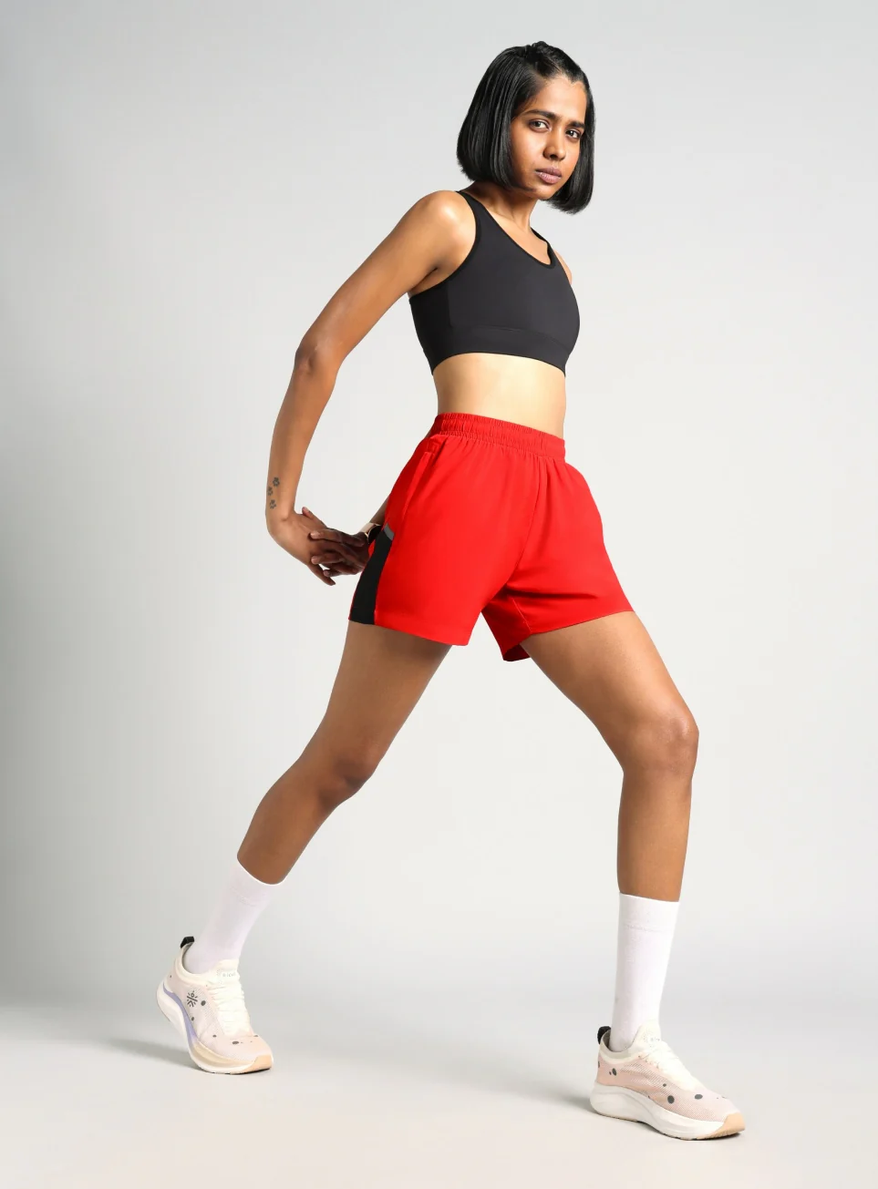 Women's Red Moonlight Running Shorts - Image 2