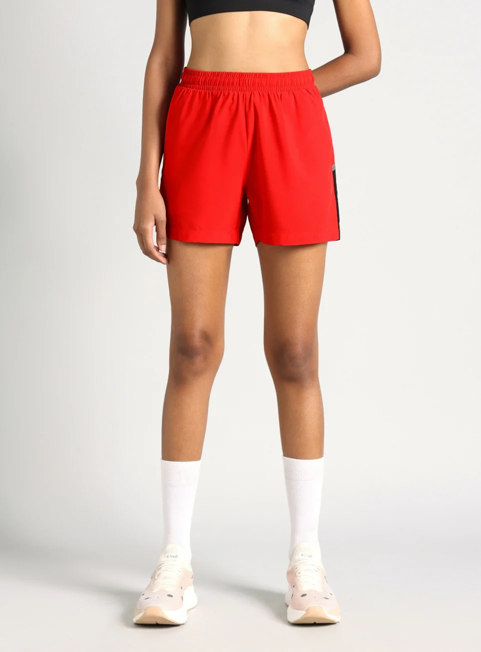 Women's Red Moonlight Running Shorts - Image 4
