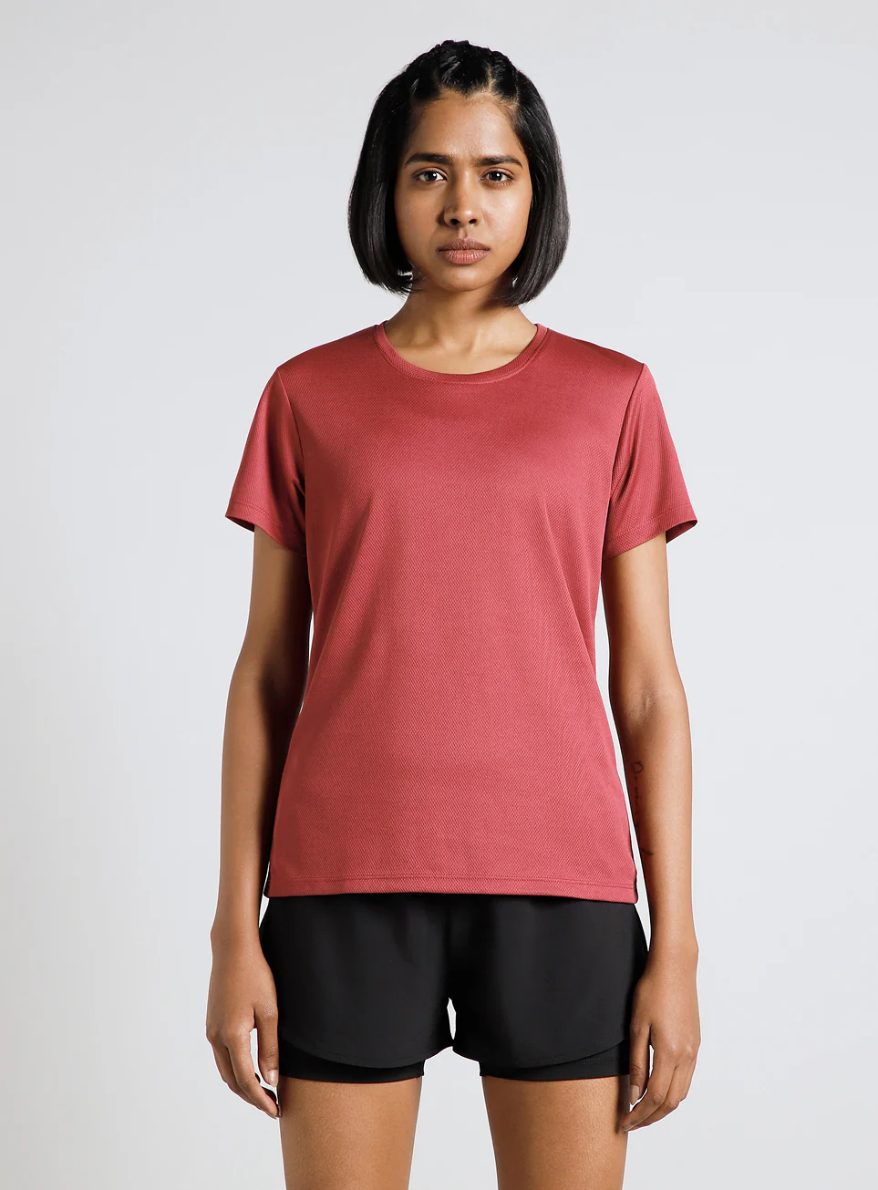 Women's Red Performance T-shirt - Image 4