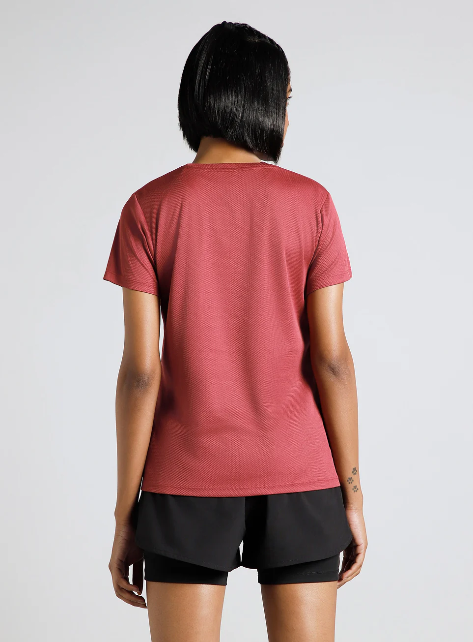 Women's Red Performance T-shirt - Image 6