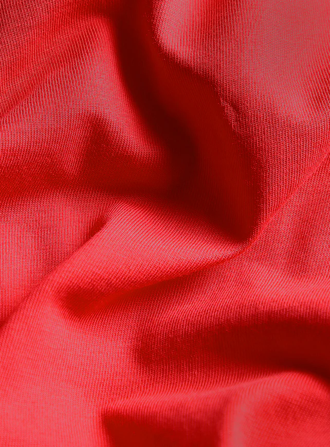 Women's Red You Define You Back Overlap Plus Sized Oversize T-shirt - Image 9