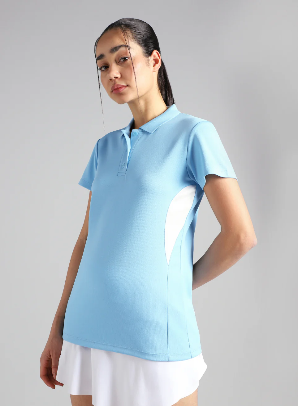 Women's Sky Blue True Performance Polo T-shirt