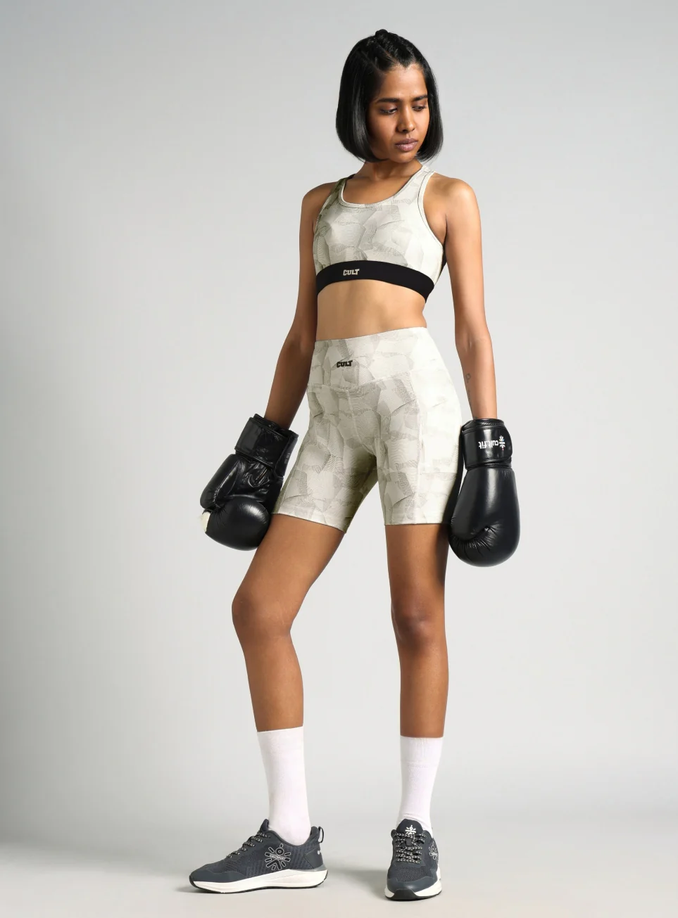 Women's White Combat training COMflex Training Cycling Shorts - Image 2