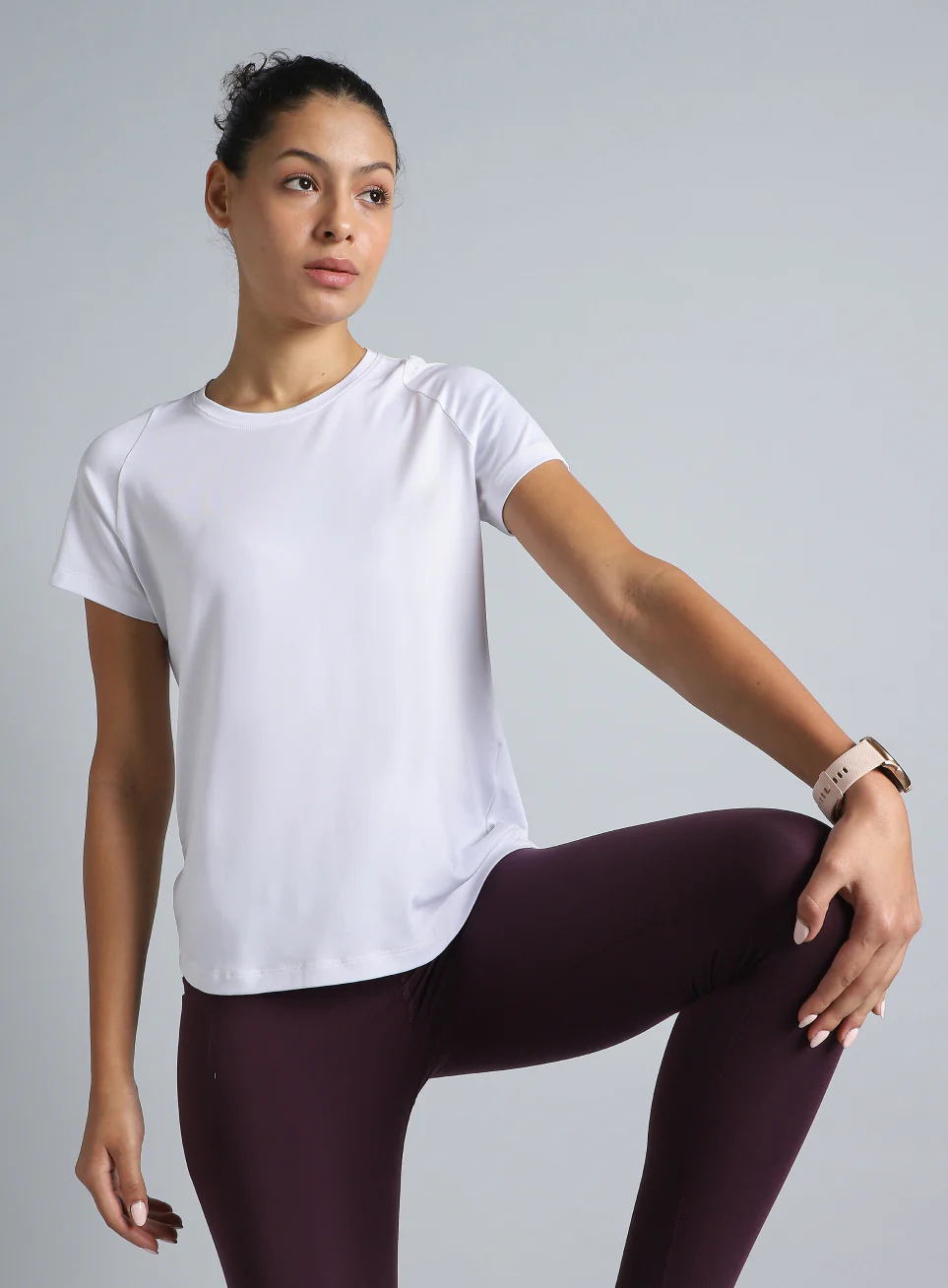 Women's White The Racer Pacer Top